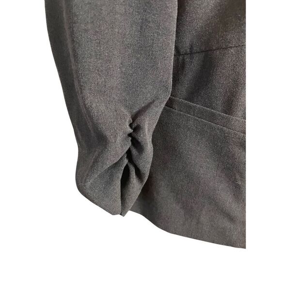 A Byer Womens Size XL One Button Suit Jacket & Size 13 Pants 2 Piece Set Gray - Picture 6 of 10